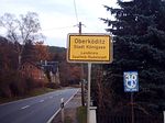 Ortseingangsschild Oberkditz